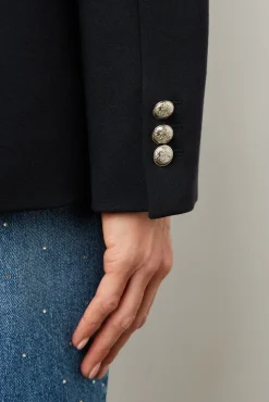 Blazer A Boutons Graves Marine - Buffy<Gerard Darel Outlet