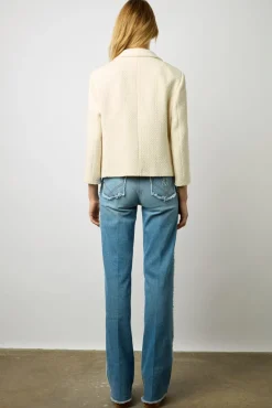 Blazer En Tweed Uni Ecru - Bailee<Gerard Darel Hot