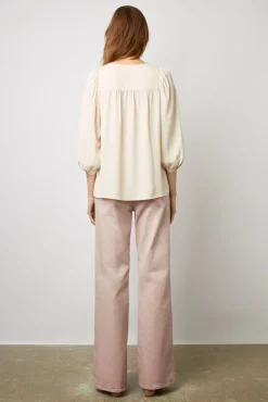 Blouse Avec Mini Perles Beige Rose - Amaia<Gerard Darel Best