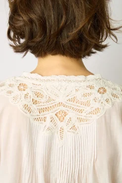 Blouse Brodee Blanc - Aaya<Gerard Darel Hot