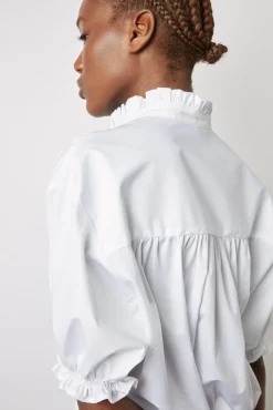 Blouse En Popeline De Coton Blanc - Annyr<Gerard Darel Best