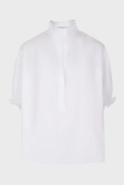 Blouse En Popeline De Coton Blanc - Annyr<Gerard Darel Best