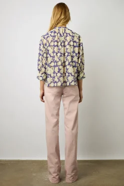 Blouse En Voile De Coton Lipstick - Adrianna<Gerard Darel Sale