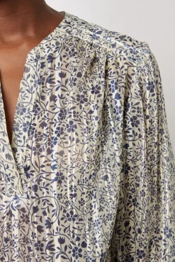 Blouse Fleurs Et Lurex Ecru - Ange<Gerard Darel Clearance