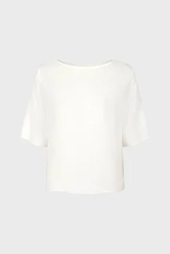 Blouse Fluide Dos Boutonne Ecru - Alyah<Gerard Darel Hot