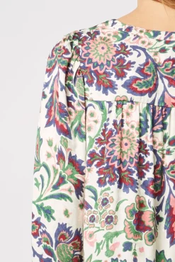 Blouse Imprimee Jacquard Ecru - Abell<Gerard Darel Hot
