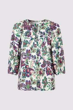 Blouse Imprimee Jacquard Ecru - Abell<Gerard Darel Hot