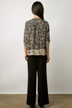 Blouse Imprime Floral Noir - Allyn<Gerard Darel Sale