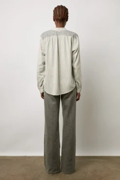 Blouse Rayee En Coton Ecru - Ambre<Gerard Darel Online