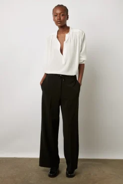 Blouse Unie Satinee Blanc - Alice<Gerard Darel Outlet