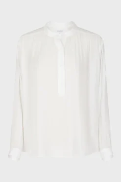Blouse Unie Satinee Blanc - Alice<Gerard Darel Outlet