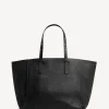 Cabas En Cuir Graine Noir/Or - Simple 2<Gerard Darel Online