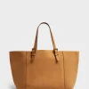 Cabas En Cuir Velours Femme Ble Simple Bag<Gerard Darel Online