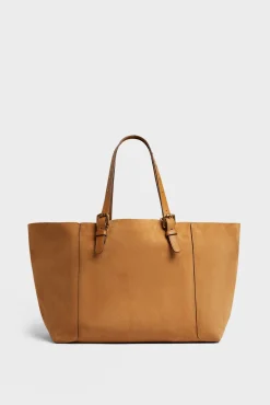 Cabas En Cuir Velours Femme Ble Simple Bag<Gerard Darel Online