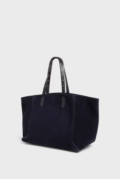 Cabas En Cuir Velours Universe - Simple 2<Gerard Darel Hot