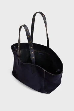 Cabas En Cuir Velours Universe - Simple 2<Gerard Darel Hot