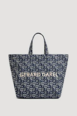 Cabas En Jacquard Marine - Lola<Gerard Darel Online