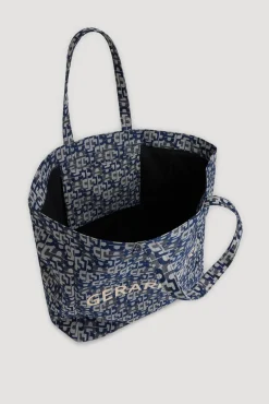 Cabas En Jacquard Marine - Lola<Gerard Darel Online