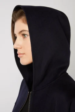 Cape En Laine Double Face Marine - Nesrynn<Gerard Darel Sale