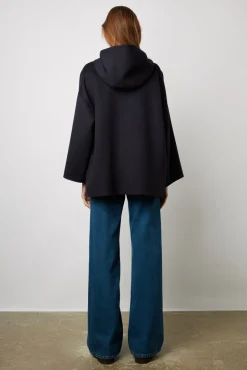 Cape En Laine Double Face Marine - Nesrynn<Gerard Darel Sale
