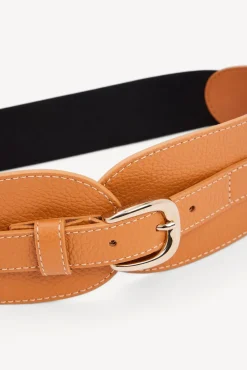 Ceinture En Cuir Graine Camel - Olympe<Gerard Darel Hot