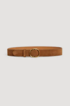 Ceinture En Cuir Velours Camel - Paloma<Gerard Darel Clearance