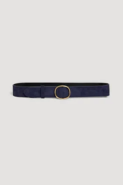Ceinture En Cuir Velours Marine - Paloma<Gerard Darel Hot