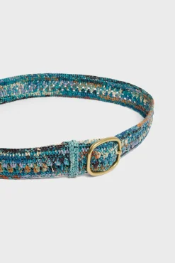 Ceinture En Raphia Chine Bleu - Paloma<Gerard Darel Discount