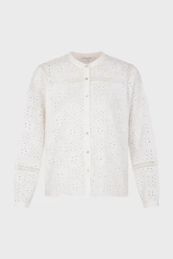 Chemise A Broderies Blanc - Ayate<Gerard Darel Discount