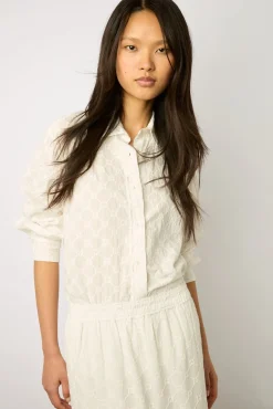 Chemise A Monogramme Blanc - Clyde<Gerard Darel Clearance