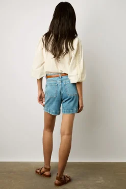 Chemise Brodee En Coton Ecru Ecru - Narin<Gerard Darel New