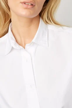 Chemise En Popeline De Coton Blanc - Clyde<Gerard Darel Online