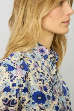 Chemise En Soie Melangee Naturel - Anouk<Gerard Darel Best