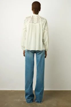 Chemise En Voile De Coton Blanc - Ainara<Gerard Darel Outlet