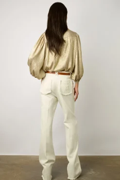 Chemise Fluide En Lurex Or - Alynn<Gerard Darel Best