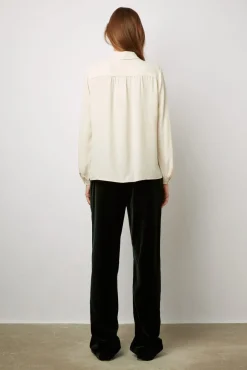 Chemise Fluide Unie - Colombe<Gerard Darel Online