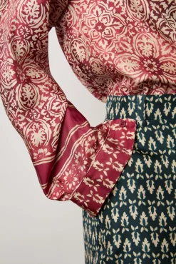 Chemise Imprimee En Soie Sangue - Athena<Gerard Darel Hot