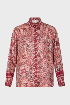 Chemise Imprimee En Soie Sangue - Athena<Gerard Darel Hot