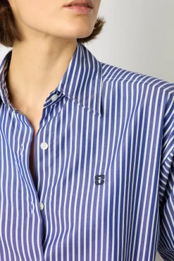 Chemise Rayee En Popeline Jeans - Armeny<Gerard Darel Best