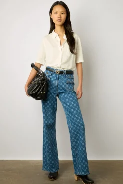 Chemisette En Lin Ecru - Mylene<Gerard Darel Clearance