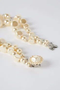 Collier En Perles De Verre Blanc - Jackie<Gerard Darel Hot