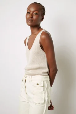 Debardeur En Lurex Or - Lomee<Gerard Darel Best