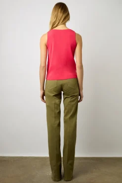 Debardeur En Microfibre Rose Vif - Lara<Gerard Darel Best