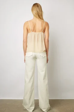 Debardeur En Soie Et Dentelle - Clara<Gerard Darel Discount