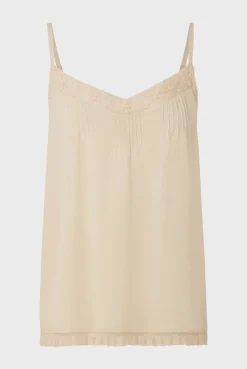 Debardeur En Soie Et Dentelle - Clara<Gerard Darel Discount