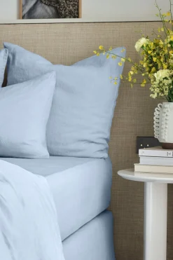 Drap Housse En Lin Lave - Bleu Du Ciel<Gerard Darel Best