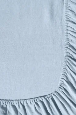 Drap Housse En Lin Lave - Bleu Du Ciel<Gerard Darel Best