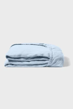 Drap Housse En Lin Lave - Bleu Du Ciel<Gerard Darel Best