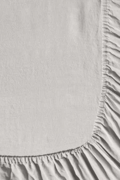Drap Housse En Lin Lave - Gris Perle<Gerard Darel Outlet