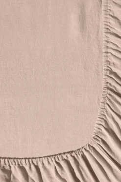 Drap Housse En Lin Lave - Rose Ancien<Gerard Darel Sale